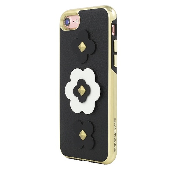 rebecca minkoff // leather iphone 7/8 flower case - Picture 3 of 5